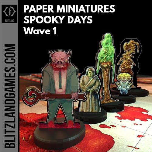 Paper Miniatures - Spooky Days - Wave 1